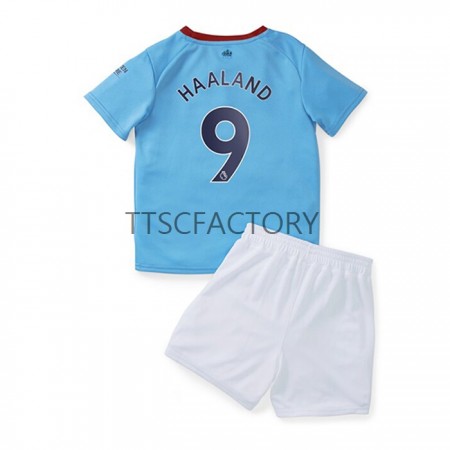 Tenue Manchester City Haaland 9 Enfant Domicile 2022-2023 Maillot de Foot